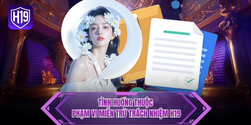 Tình huống thuộc phạm vi miễn trừ trách nhiệm H19